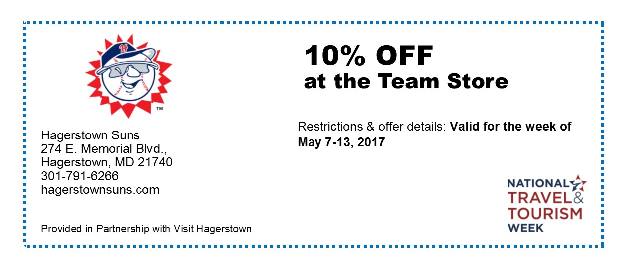 Hagerstown Tourism Offers - Hagerstown Suns Baseball